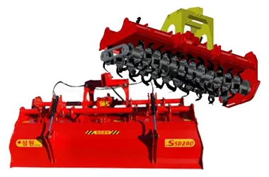 GK7 SSD290 dual-shaft rotary tiller tractor attachment