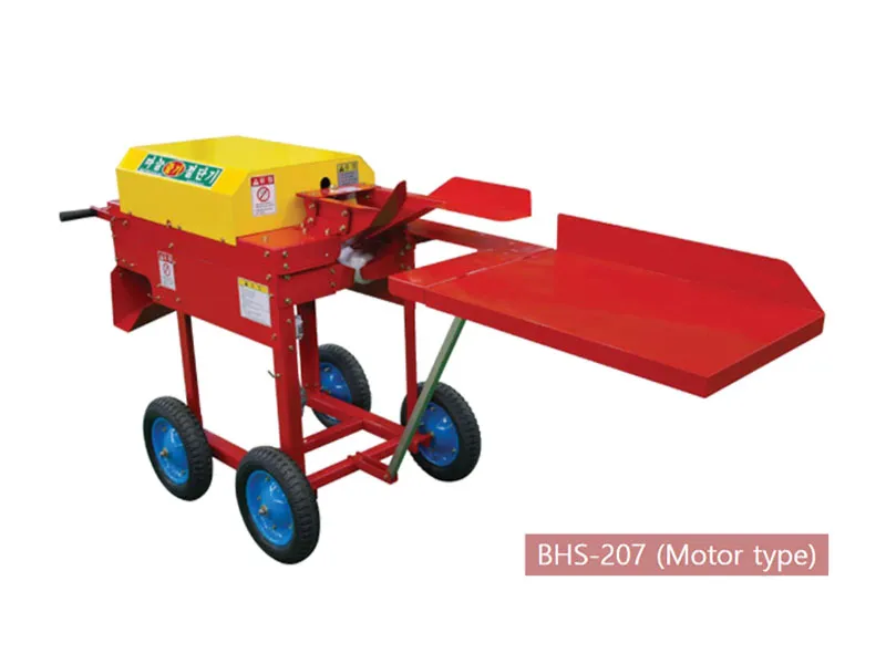 Tractor hydraulic powered garlic stem cutting