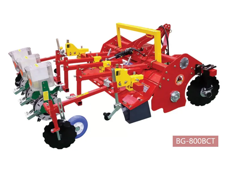 Highly efficient mid-sized planting solution with multiple seed rows