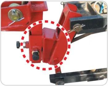 Adjustable mounting bracket for ORATEXCA GK7 BG-2005 universal mulch layer