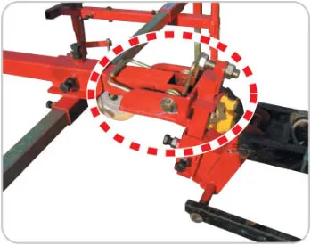 Flexible joint and tension system for ORATEXCA GK7 BG-2005