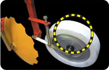 Durable film pressing wheel for ORATEXCA GK7 BG-2007