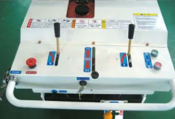 Centralized control unit on ORATEXCA GK7 tracked dumper