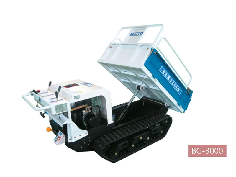 Efficient tracked dumper for heavy agricultural loads