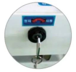 One-touch starter key for ORATEXCA GK7 crawler carrier