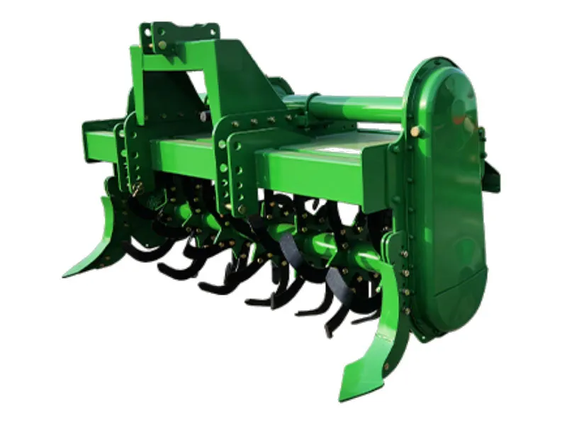 High-strength tilting shaft pipes and specially designed blades for deep tillage