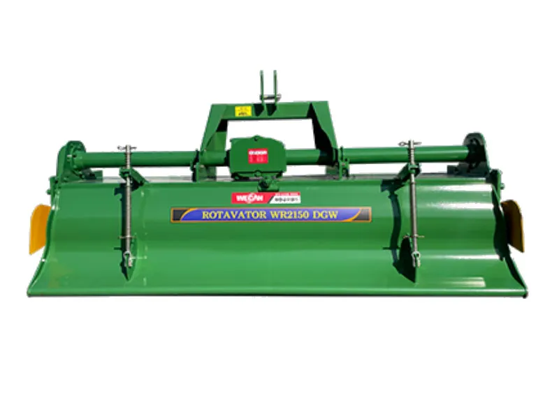 Front view of GK7 DGW Series dual-purpose rotary tiller for rice paddies and dry fields