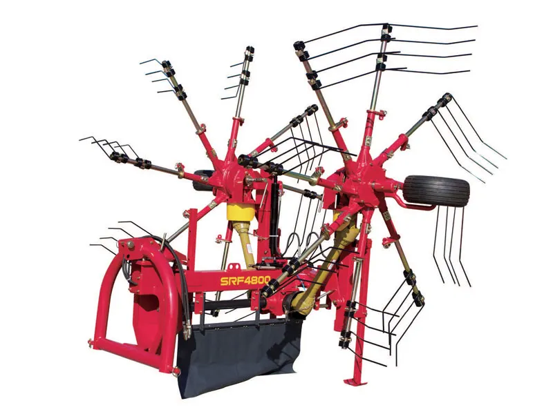 SRF 4800: Efficient folding rotary rake with a fixed 4.5m working width