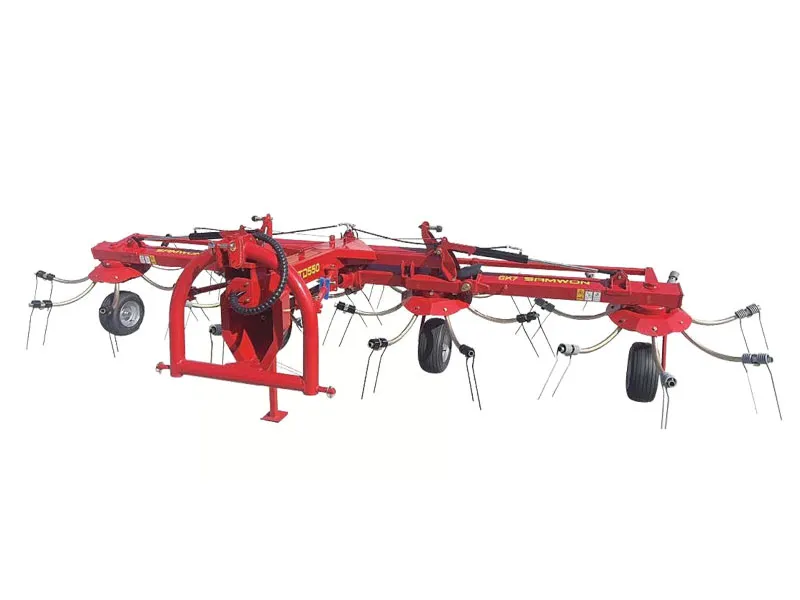 Wide 5.5m operating width for excellent work efficiency and rapid drying