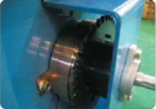 High torque electric motor and gear box on ORATEXCA GK7 hose reel