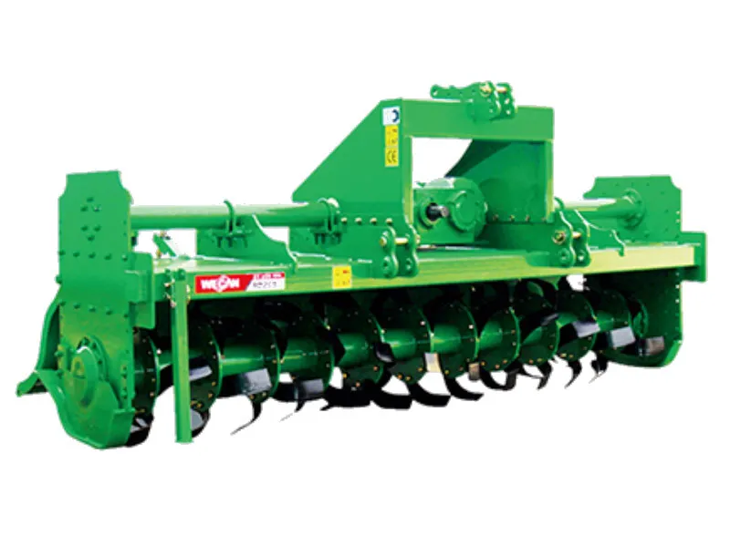 Equipped with heavy-duty blades and a double-structured frame for deep tilling