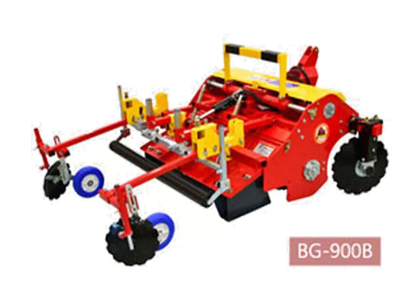 Efficient single-pass ridging and mulching for potato farming