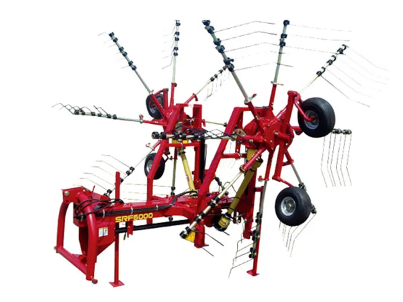 ORATEXCA GK7 SRF6000 folding rotary rake front view