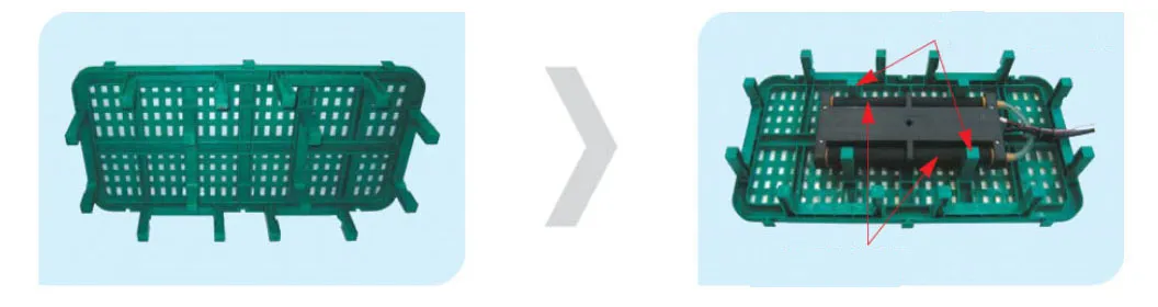 Technical diagram of heater mounting on ORATEXCA GK7 seed germinator base