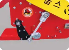 Adjustable tension link for ORATEXCA GK7 stem crusher